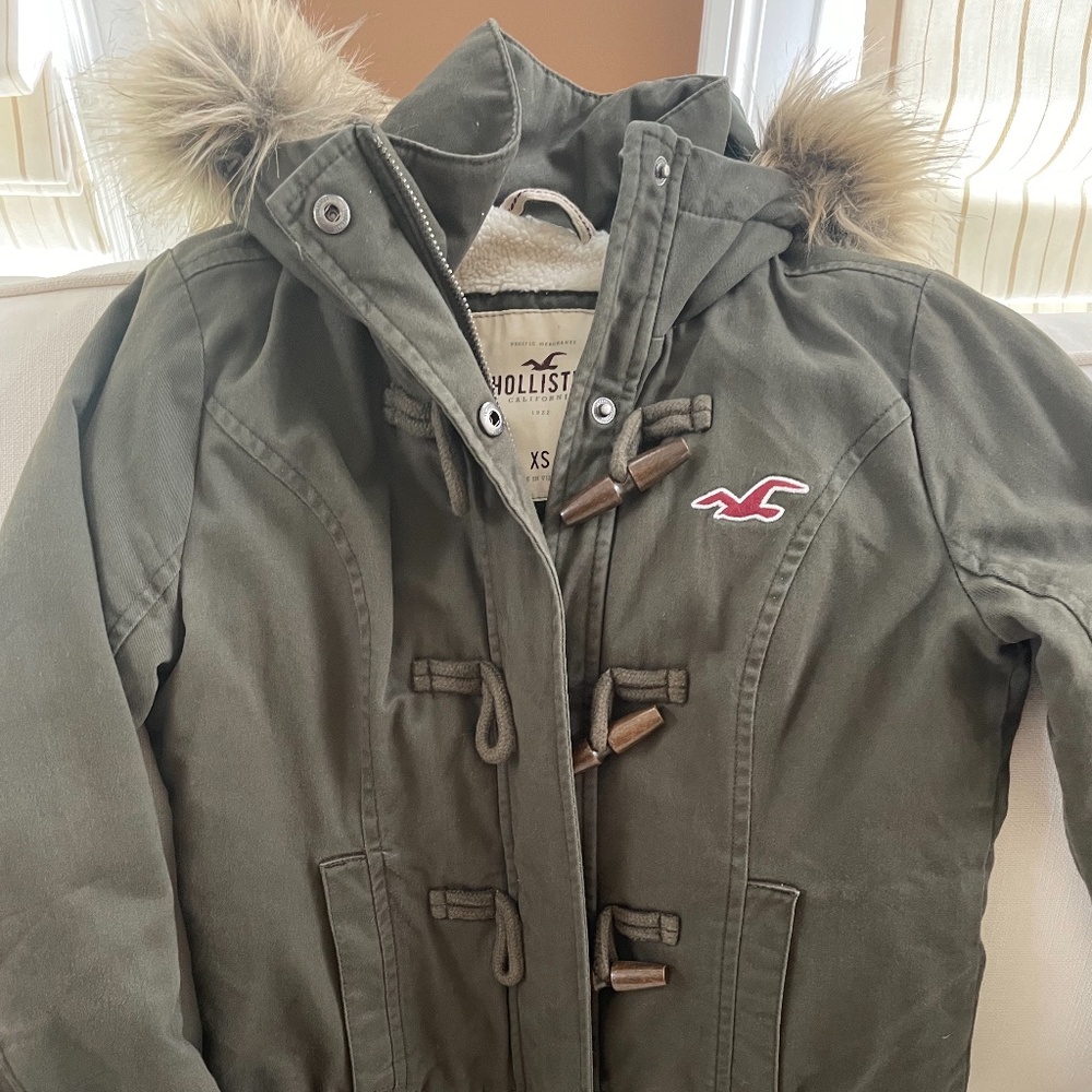 NWOT Hollister lined jacket.